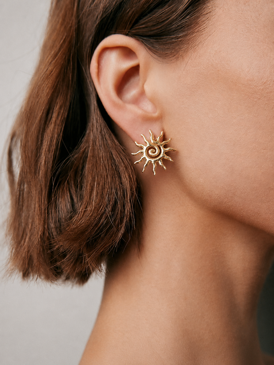 Celestial Sun Studs