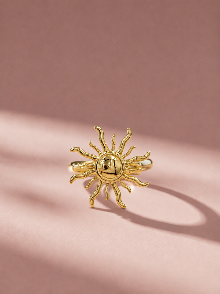 Gold Sun Ring