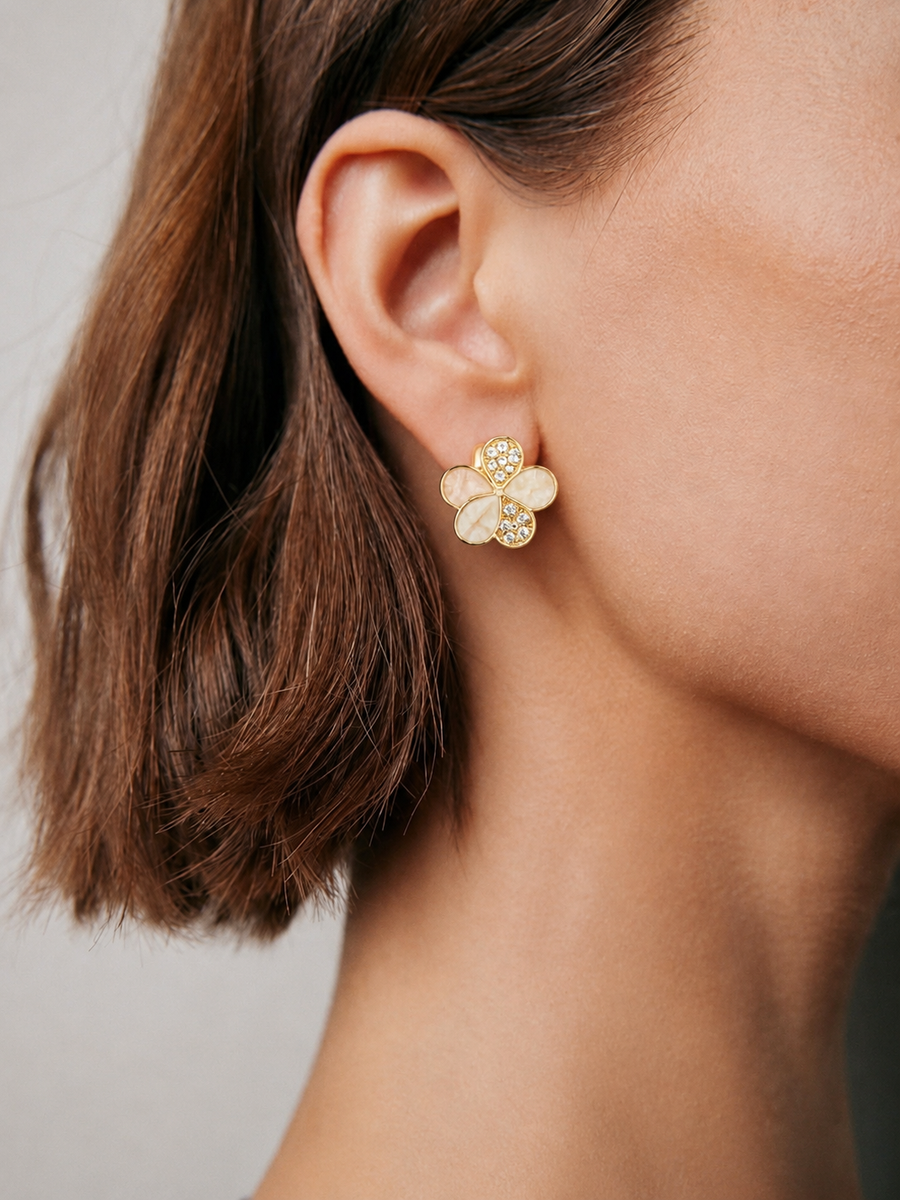 Crystal Blossom Studs