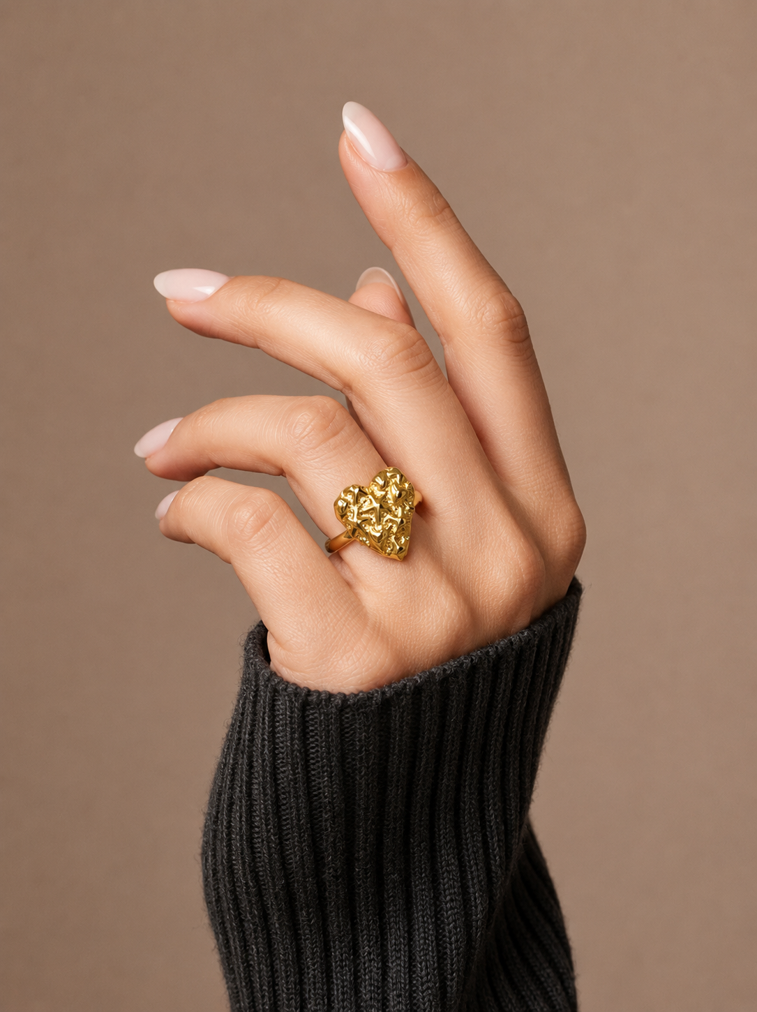 Gold Heart Ring