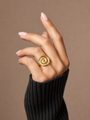 Gold Spiral Ring
