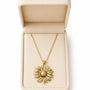 Sunflower Pendant Necklace