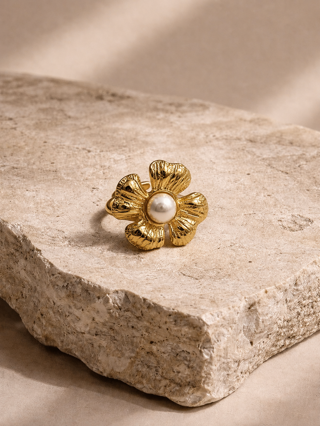 Pearl Flower Ring