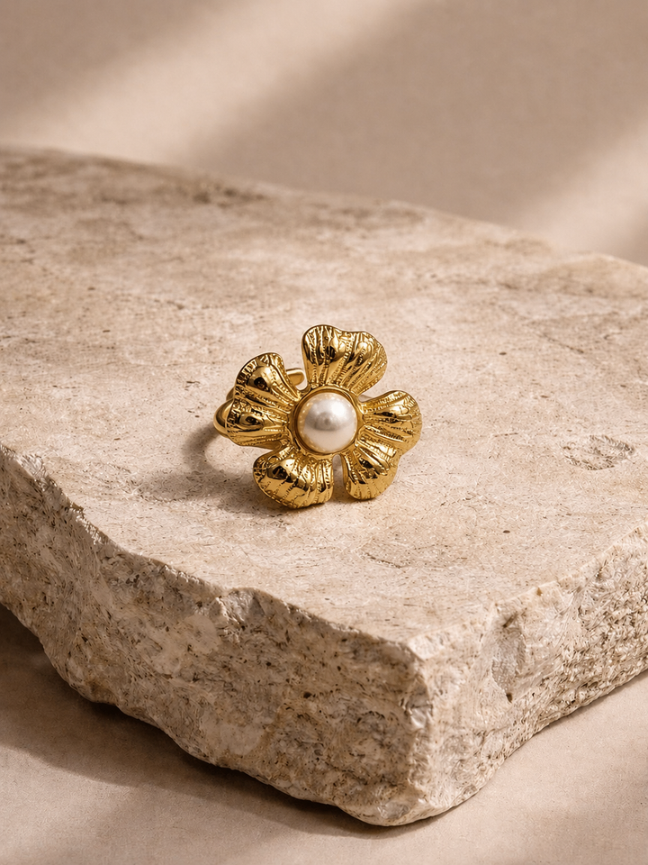 Pearl Flower Ring