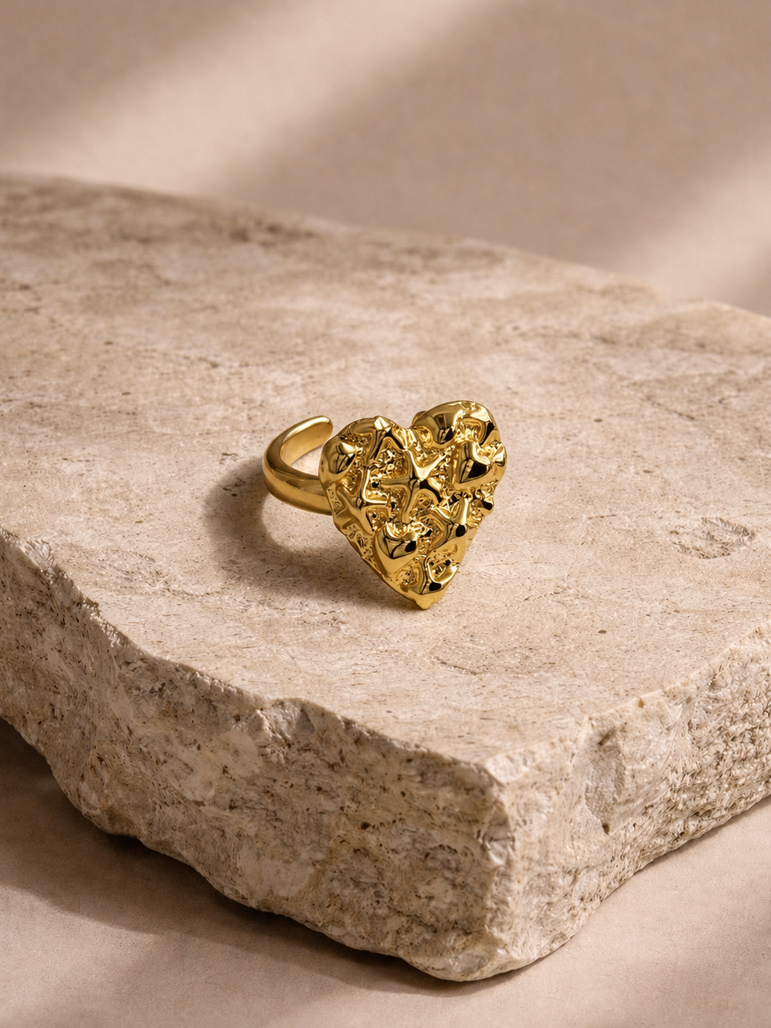 Gold Heart Ring