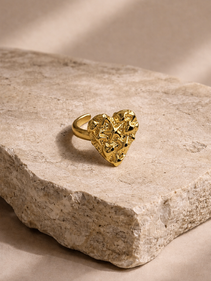 Gold Heart Ring