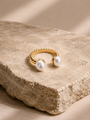 Double Pearl Ring