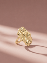 Textured Gold Ring