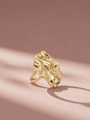 Textured Gold Ring