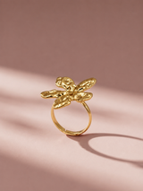 Gold Floral Ring