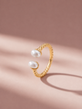 Double Pearl Ring