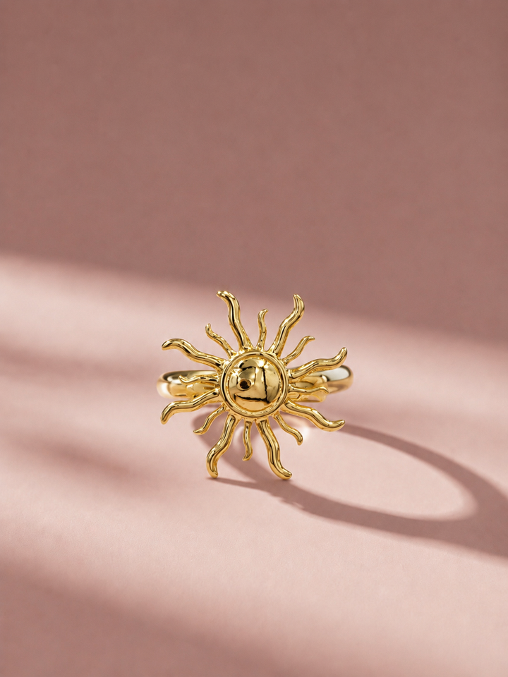 Gold Sun Ring