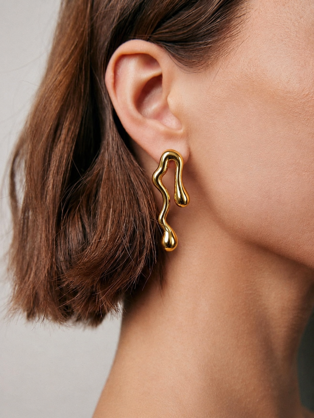 Abstract Wave Earrings