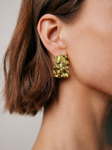 Textured Gold Studs
