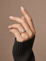 Princess Solitaire Ring