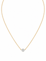Round Solitaire Necklace