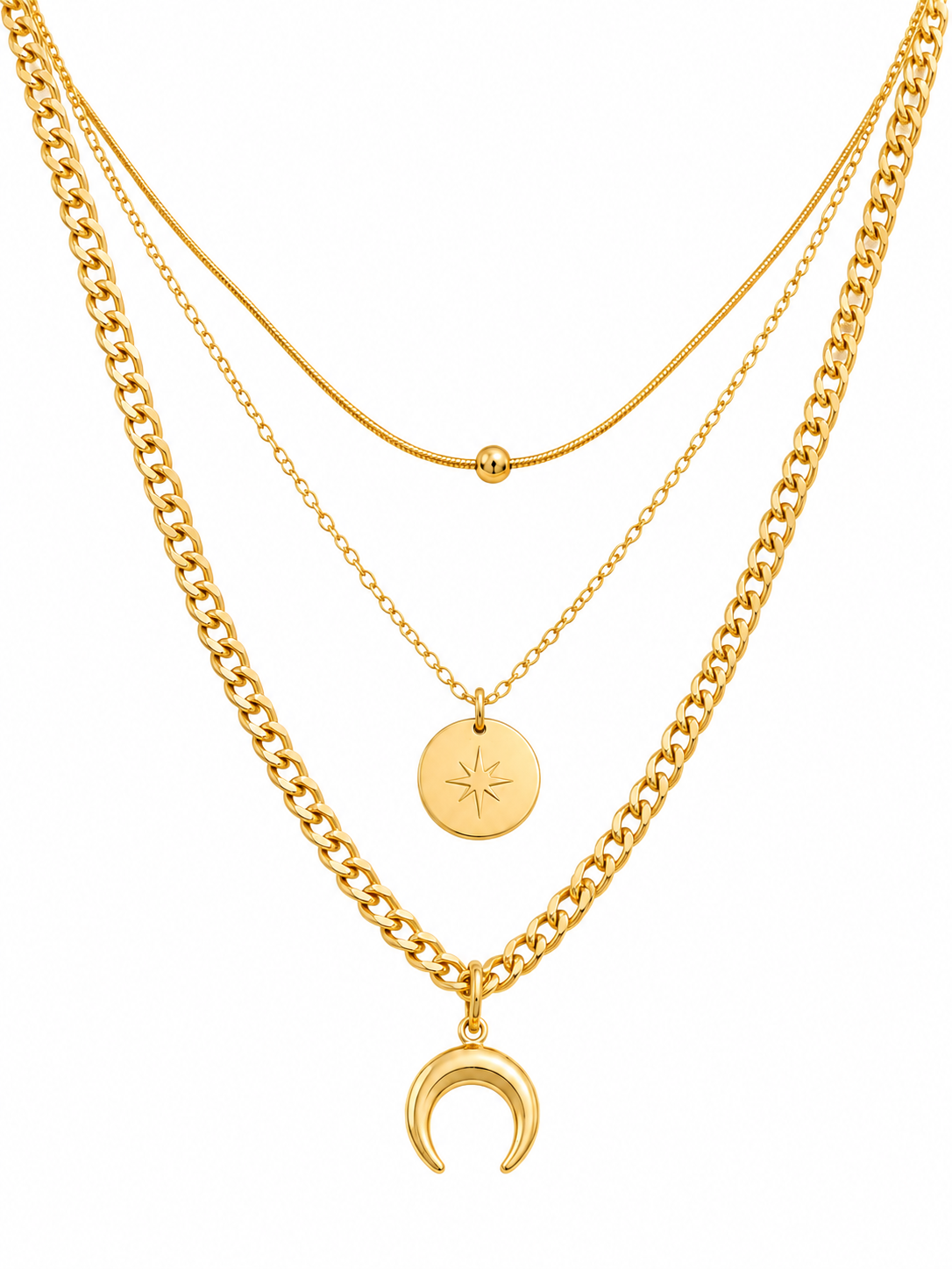 Celestial Layered Necklace
