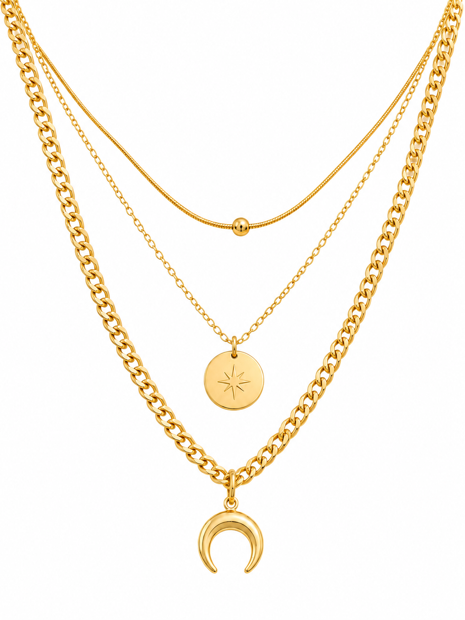 Celestial Layered Necklace