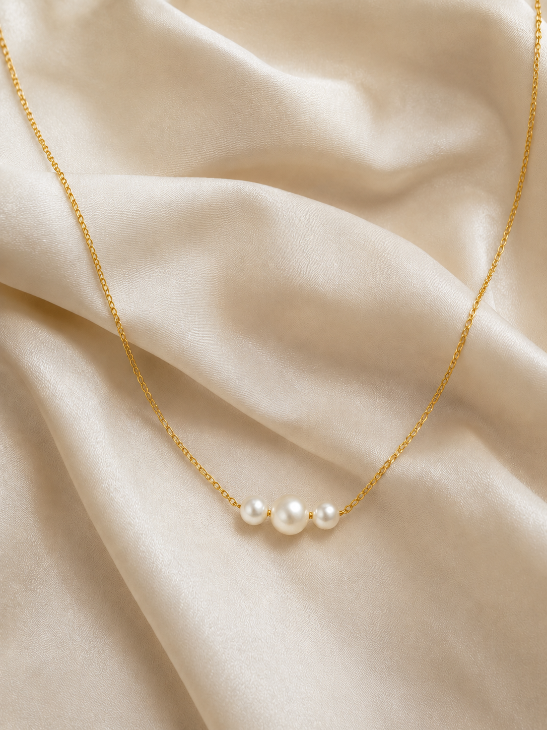 Triple Pearl Necklace
