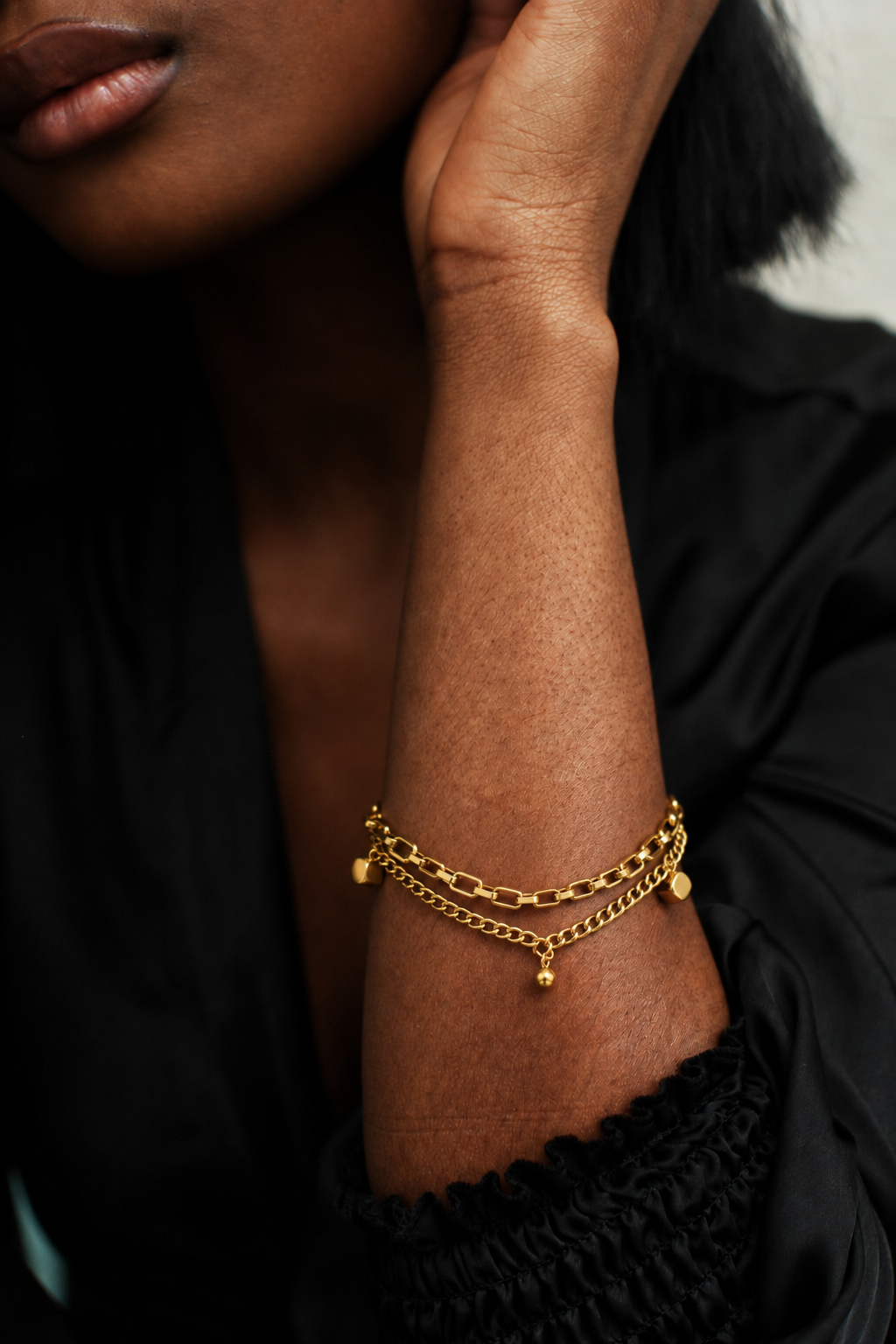 Golden Layered Bracelet