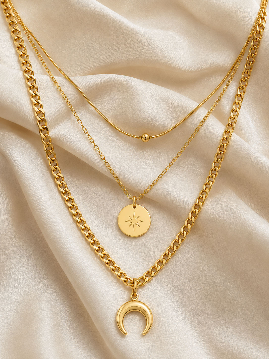 Celestial Layered Necklace
