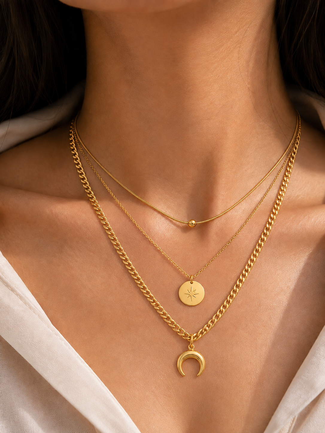 Celestial Layered Necklace