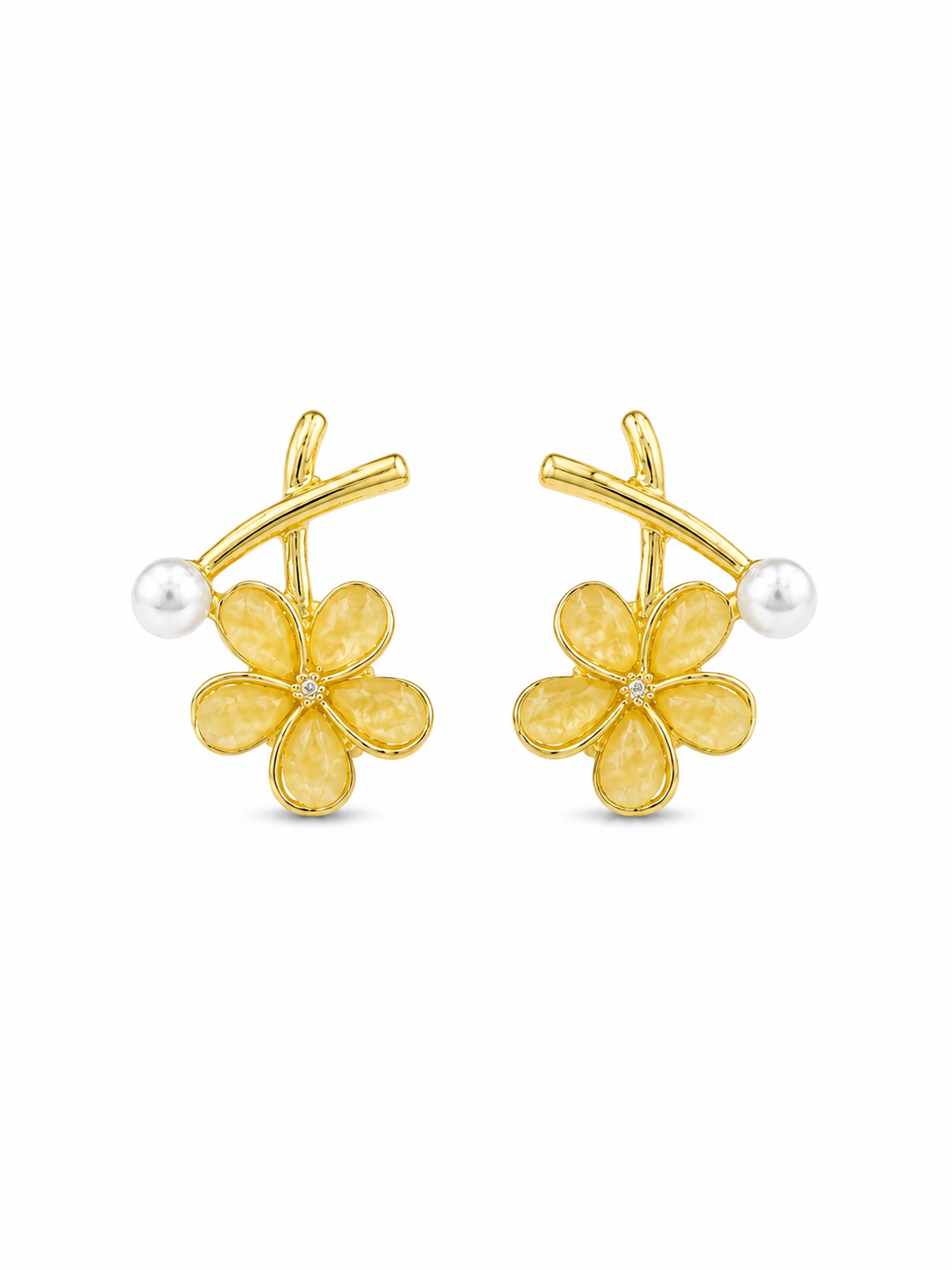 Golden Bloom Studs