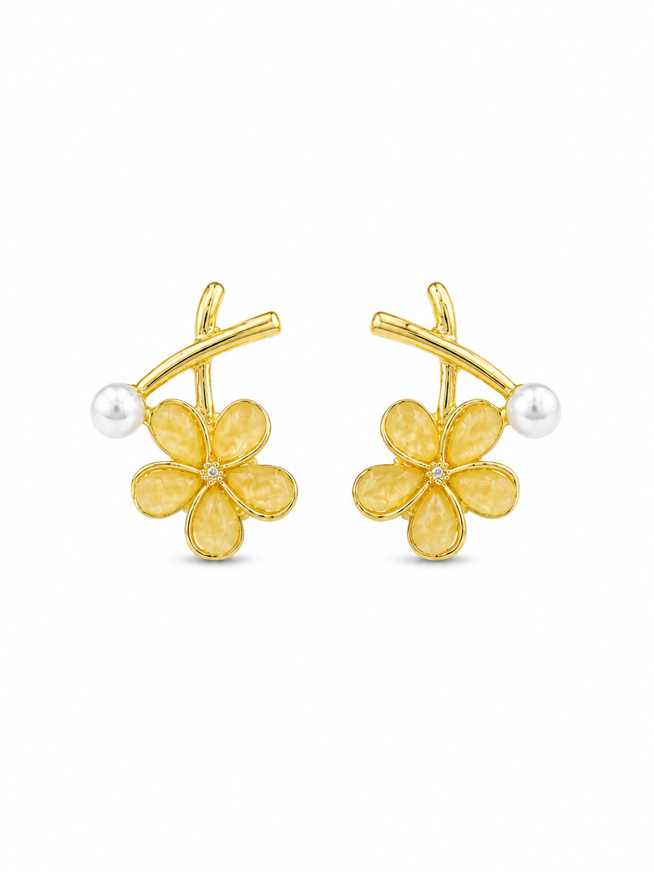 Golden Bloom Studs