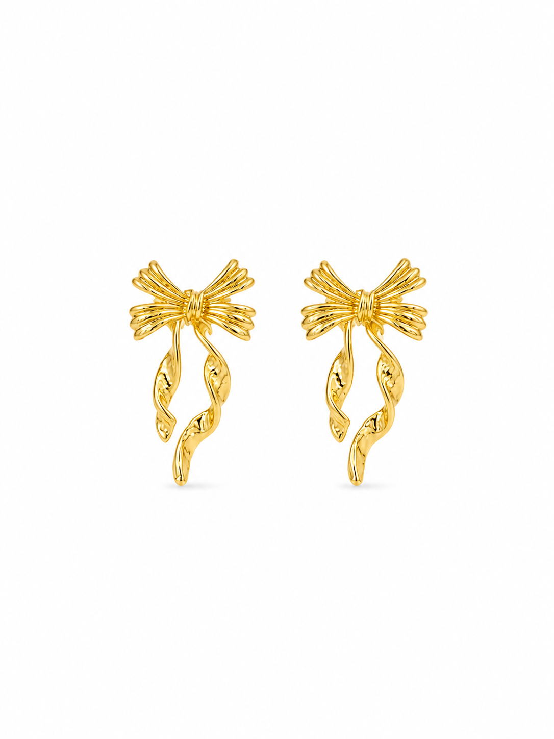 Gold Bow Drops