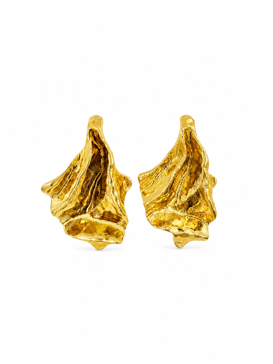 Molten Gold Earrings
