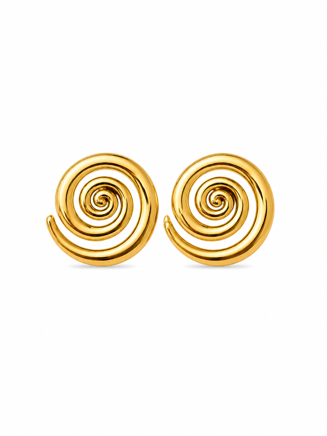 Spiral Gold Studs