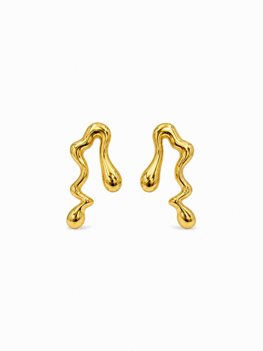 Abstract Wave Earrings