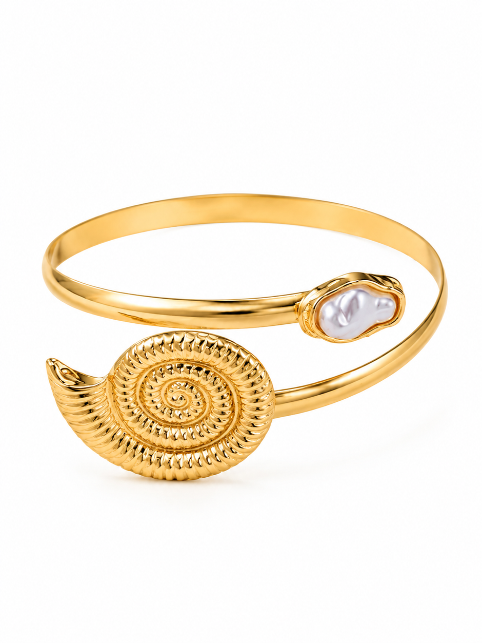 Spiral Shell Cuff