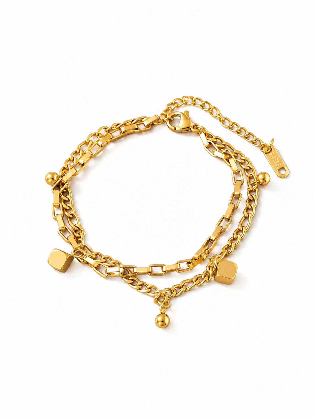 Golden Layered Bracelet