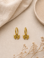 Bow Charm Hoops