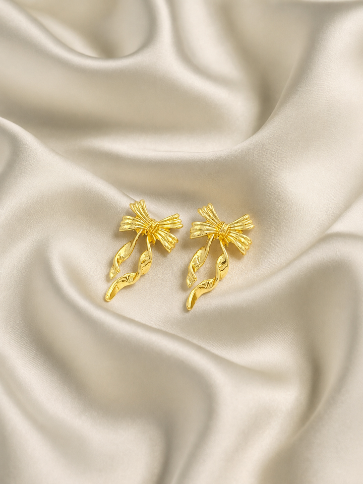 Gold Bow Drops