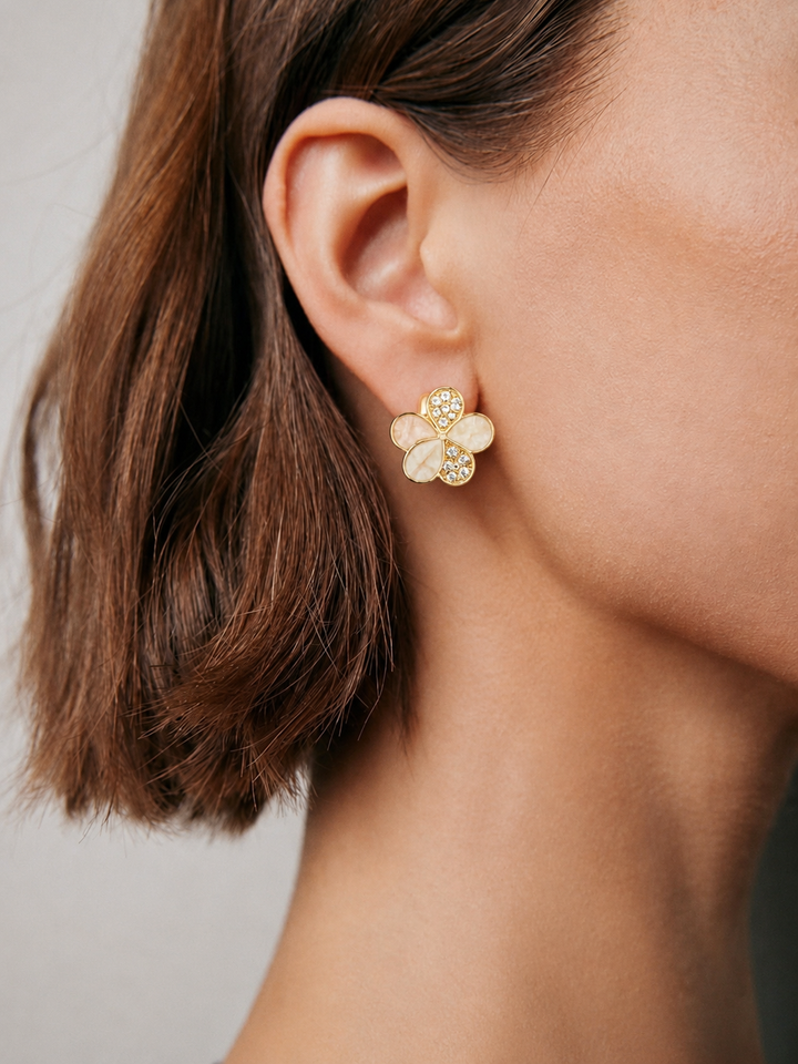 Crystal Blossom Studs