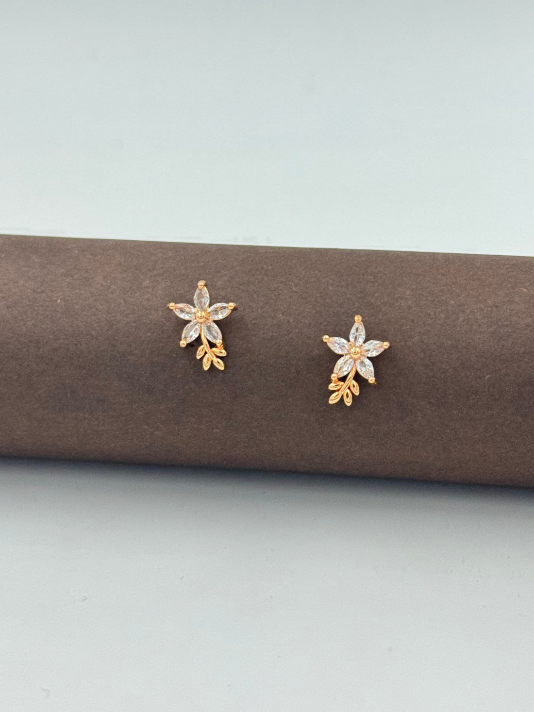 Crystal Floral Studs