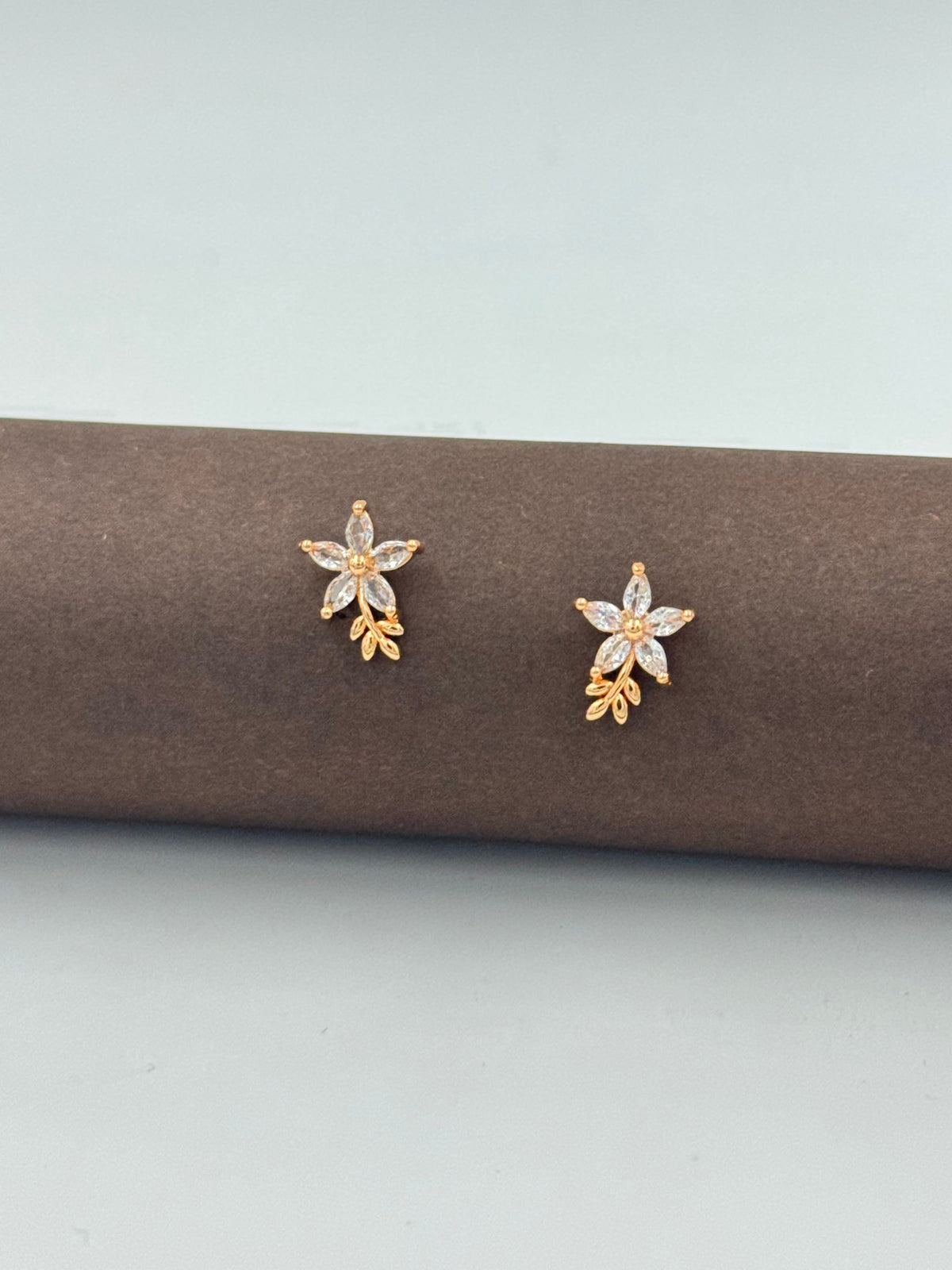 Crystal Floral Studs