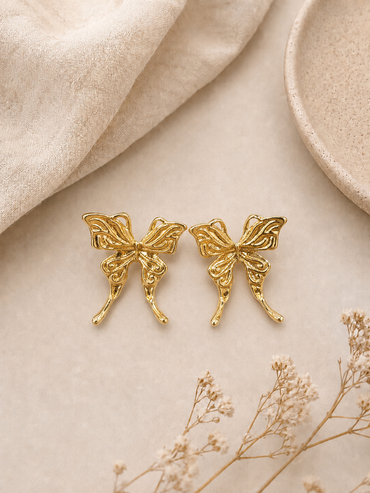 Vintage Butterfly Earrings