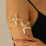 Gold Starfish Cuff