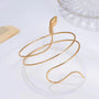 Gold Snake Cuff
