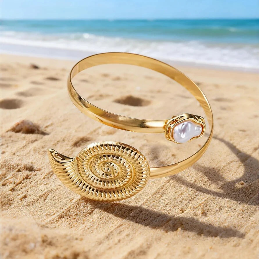 Spiral Shell Cuff