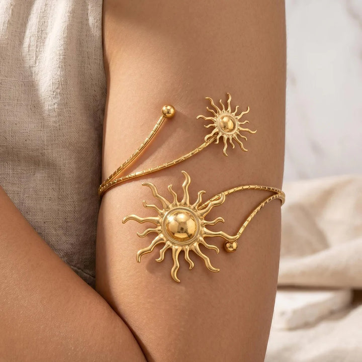 Gold Sun Cuff