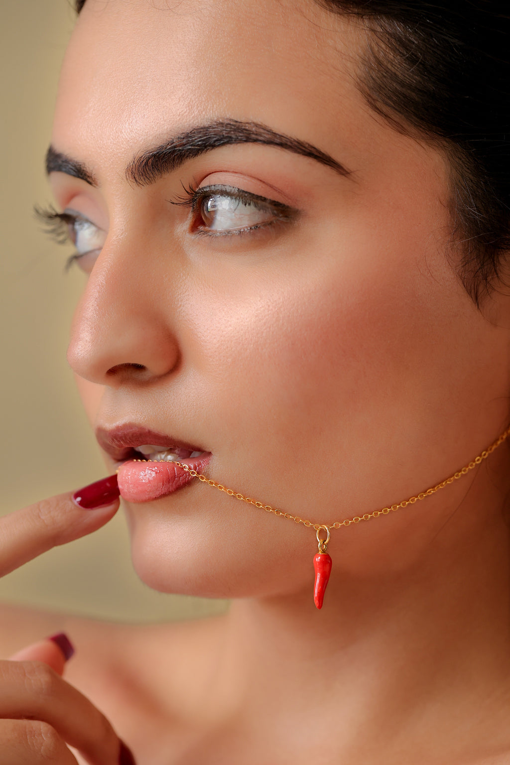 Red Chili Pendant by Alankrit