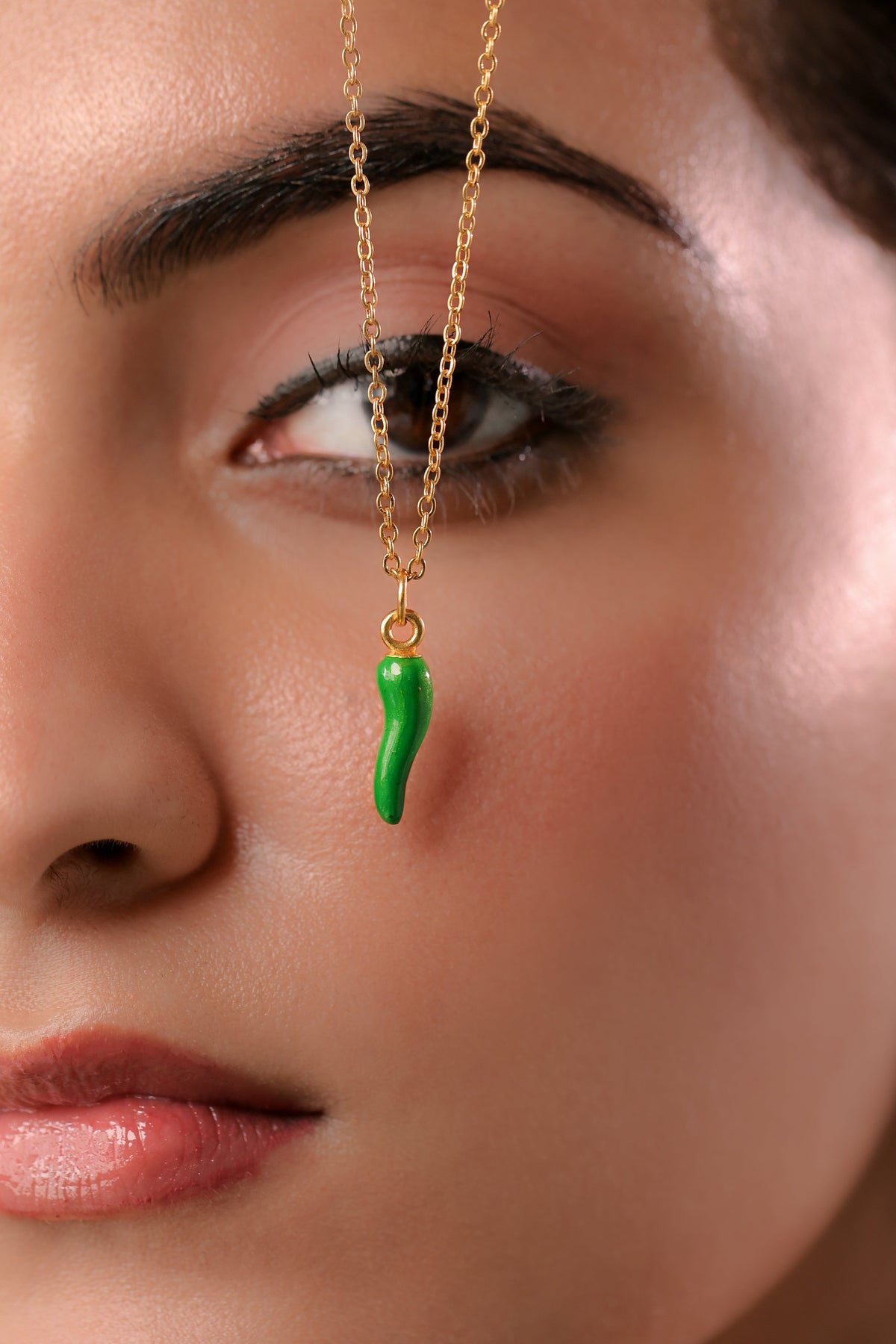 Green Chili Pendant by Alankrit
