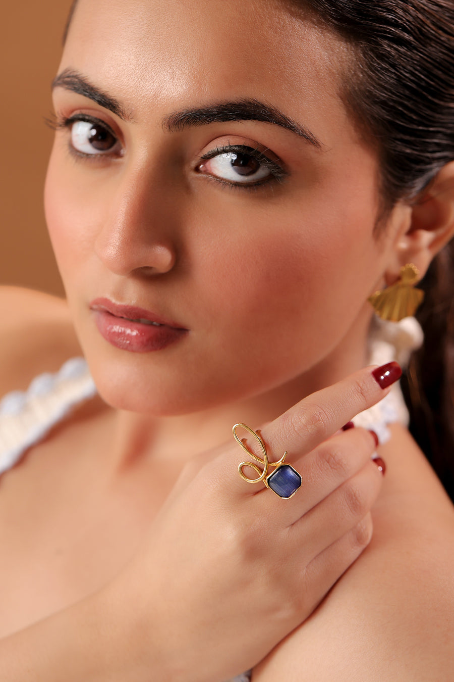 Blue Loop Ring