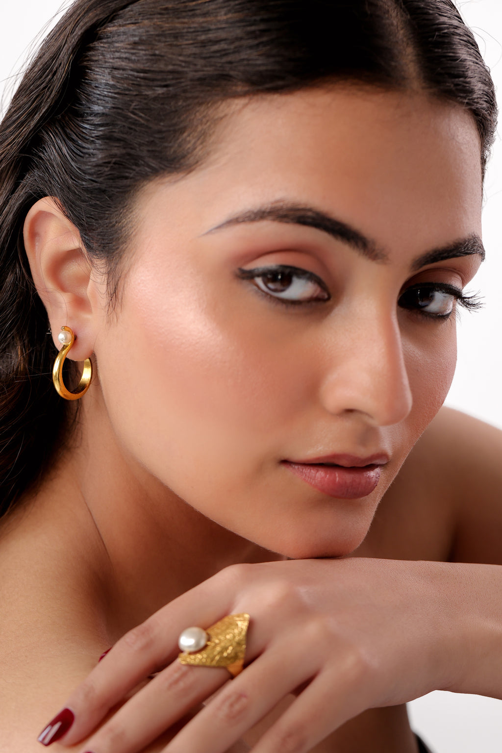 Classic Gold Hoops by Alankrit