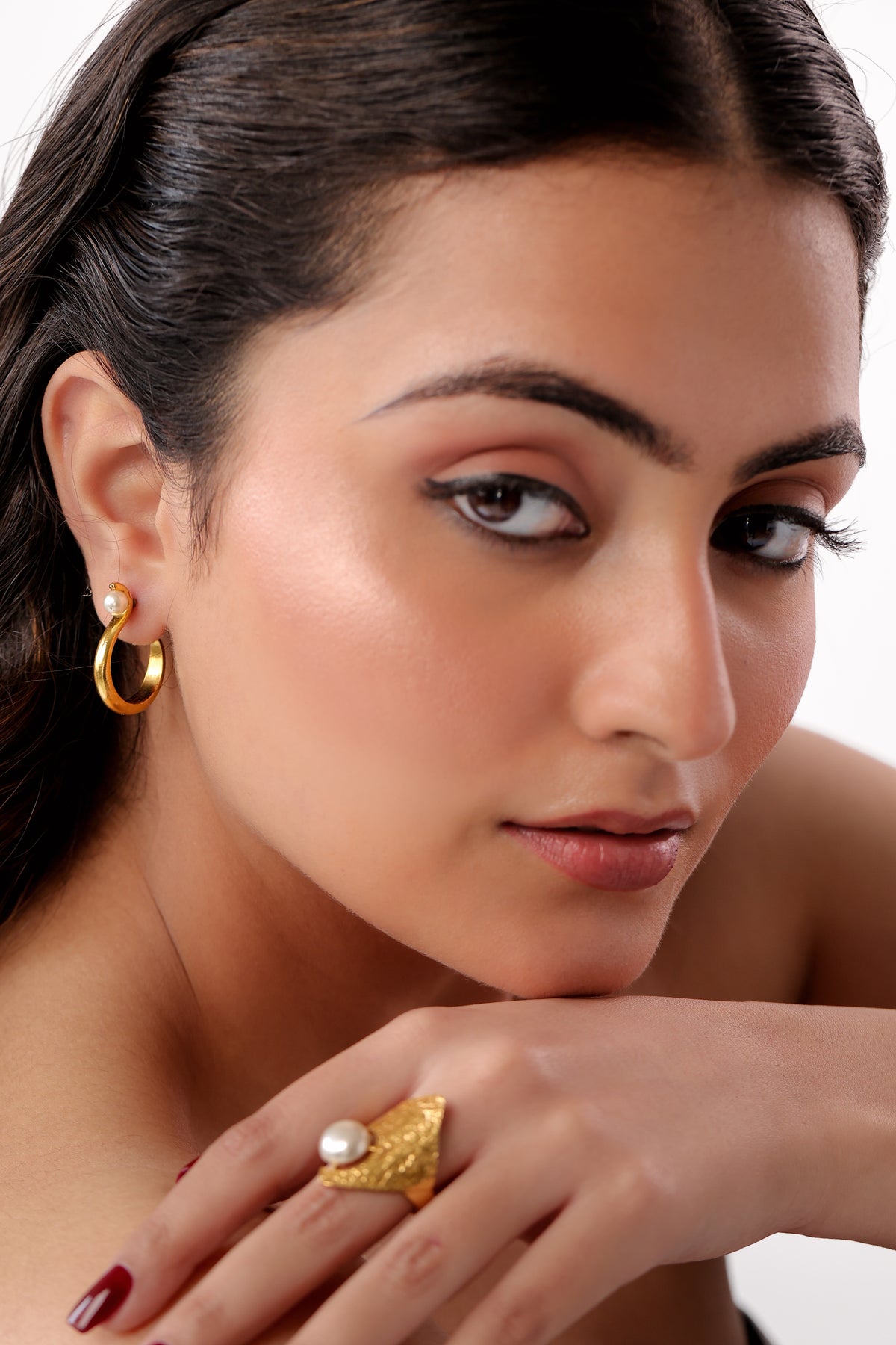 Classic Gold Hoops by Alankrit
