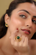 Dark Green Orbital Ring by Alankrit